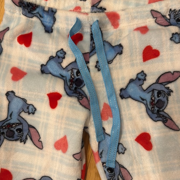 Disney Small Stitch Valentines PJ pants - Picture 2 of 5